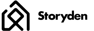 The Storyden logomark and wordmark