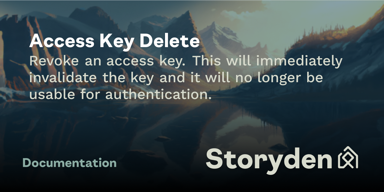 Remove Access Button Access Key Delete