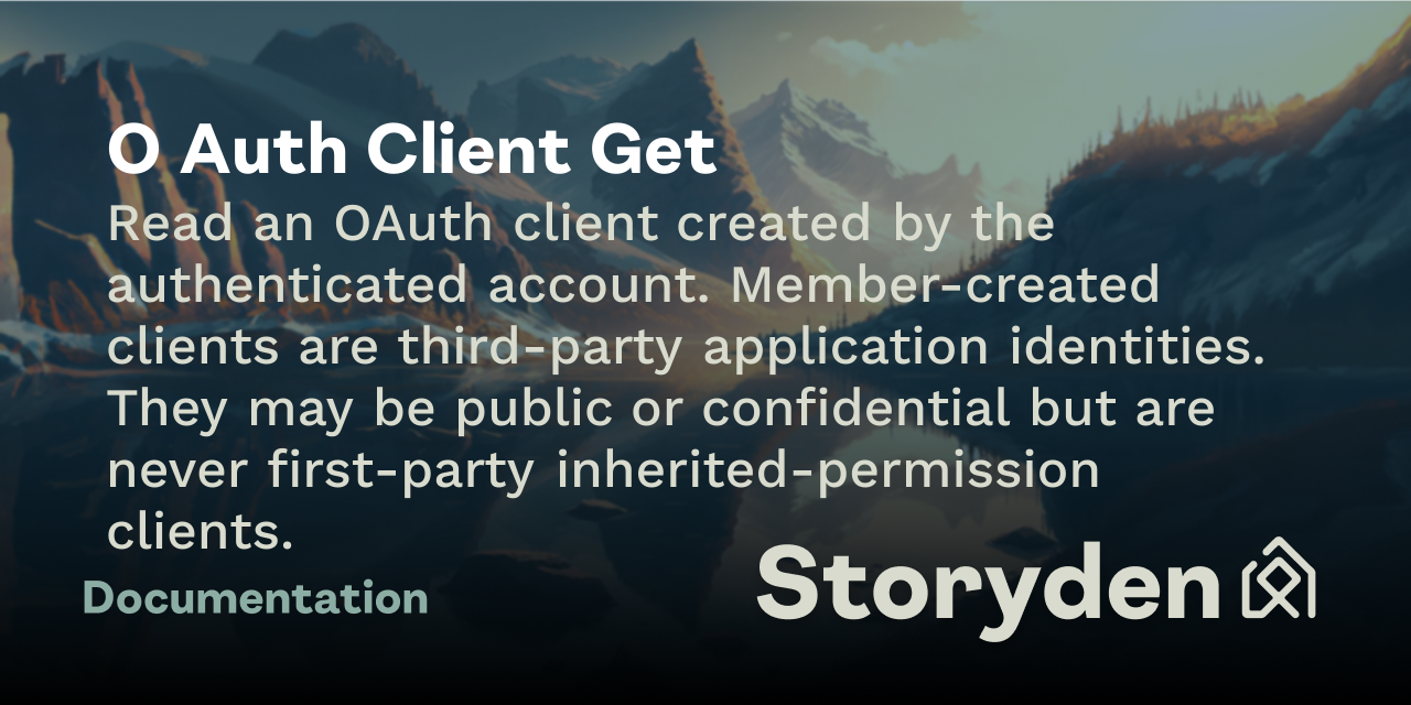 O Auth Client Get
