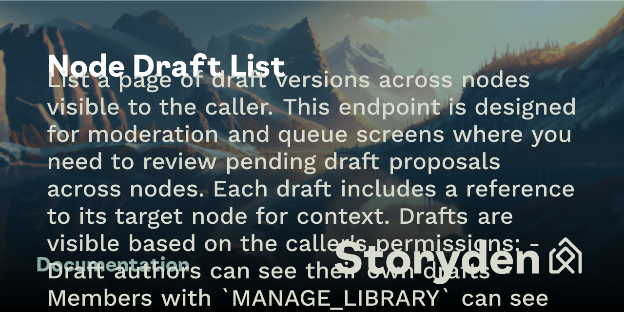 Node Draft List