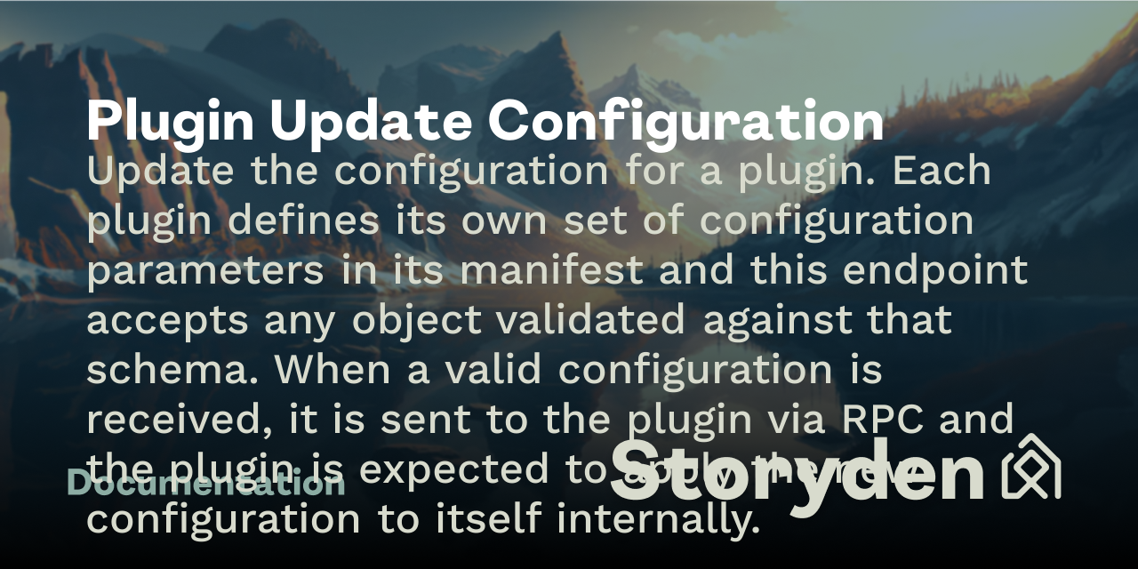 Plugin Update Configuration